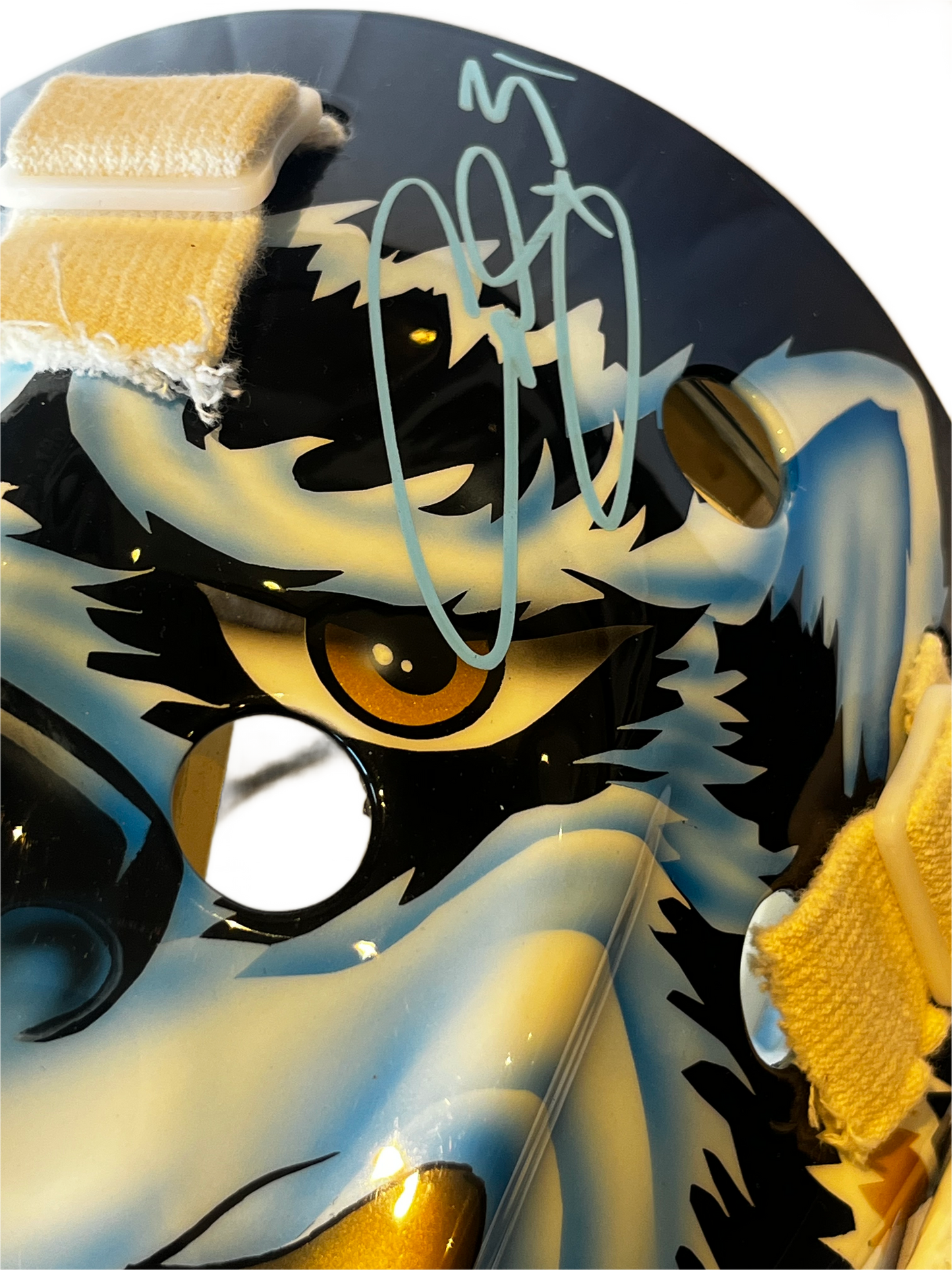 Curtis Joseph "Cujo" Autographed Full Size Edmonton Oilers Mad Dog Goalie Mask