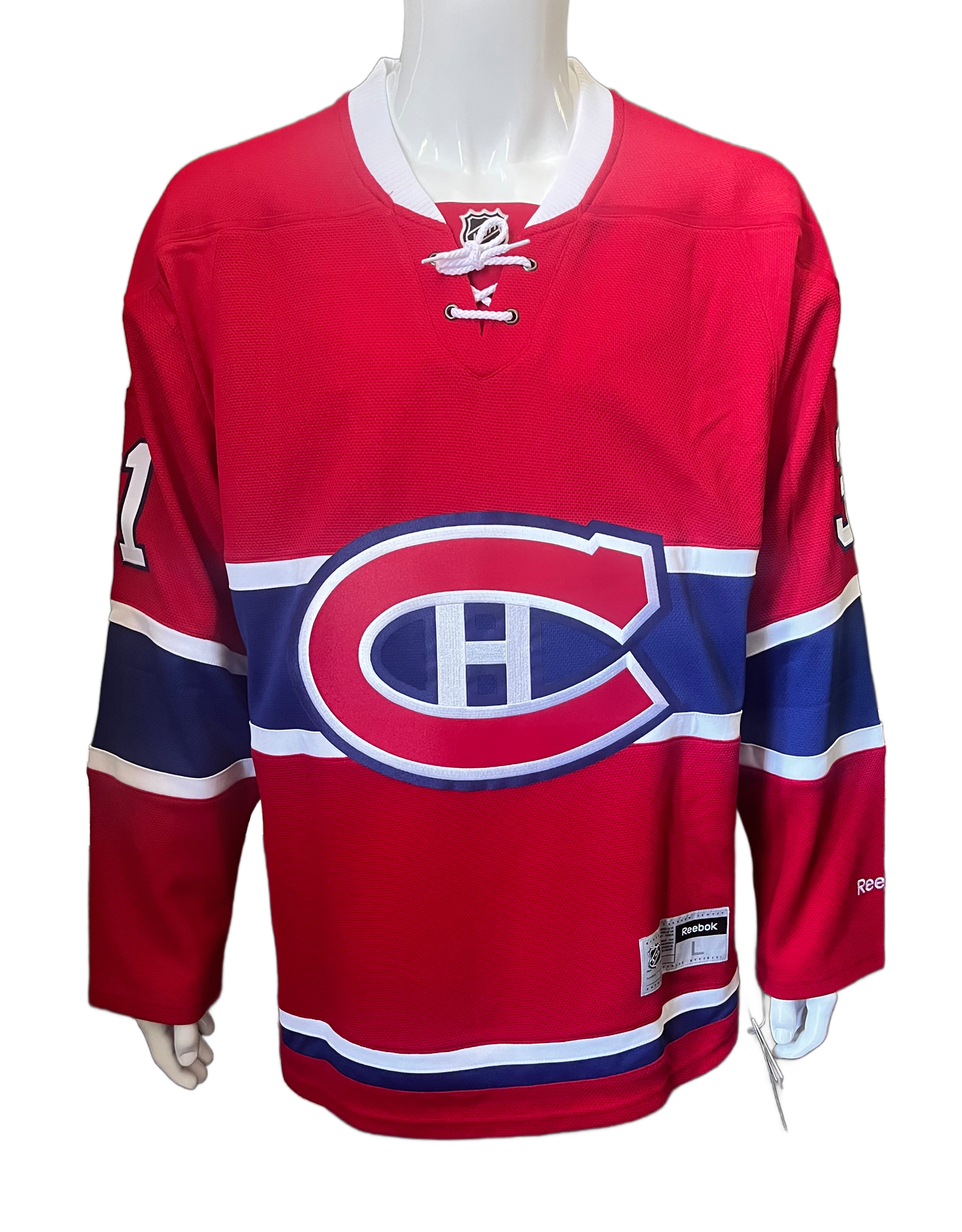 Carey Price Autographed & Embroidered Red Montreal Canadiens Jersey