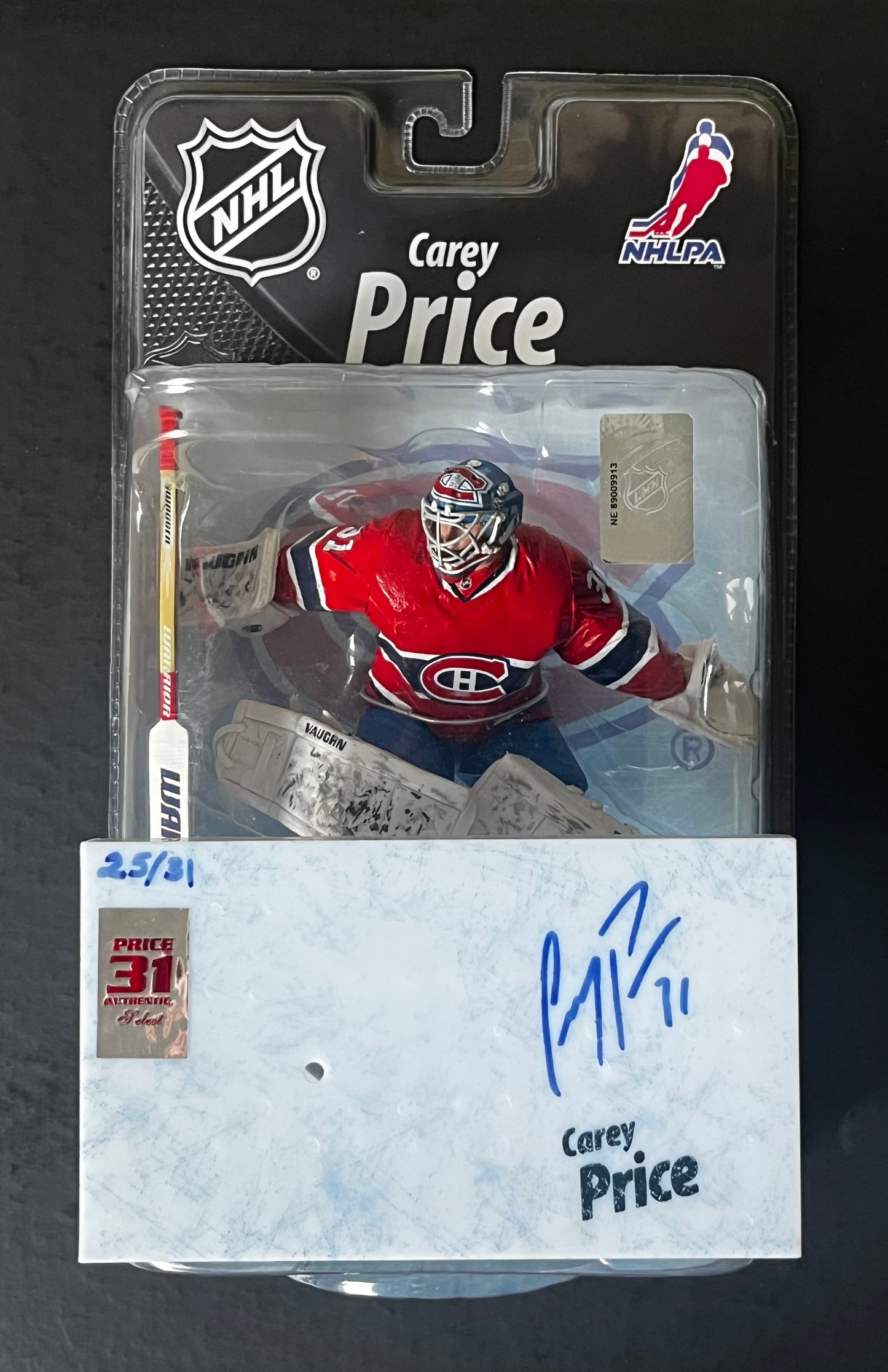 Carey Price Autographed McFarlane Figure