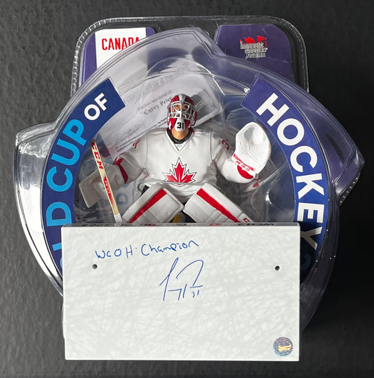 Carey Price Autographed Import Dragon figure Team Canada WCOH 2016