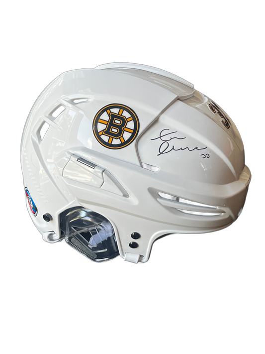 Zdeno Chara "Big Z" Autographed Boston Bruins White Hockey Helmet