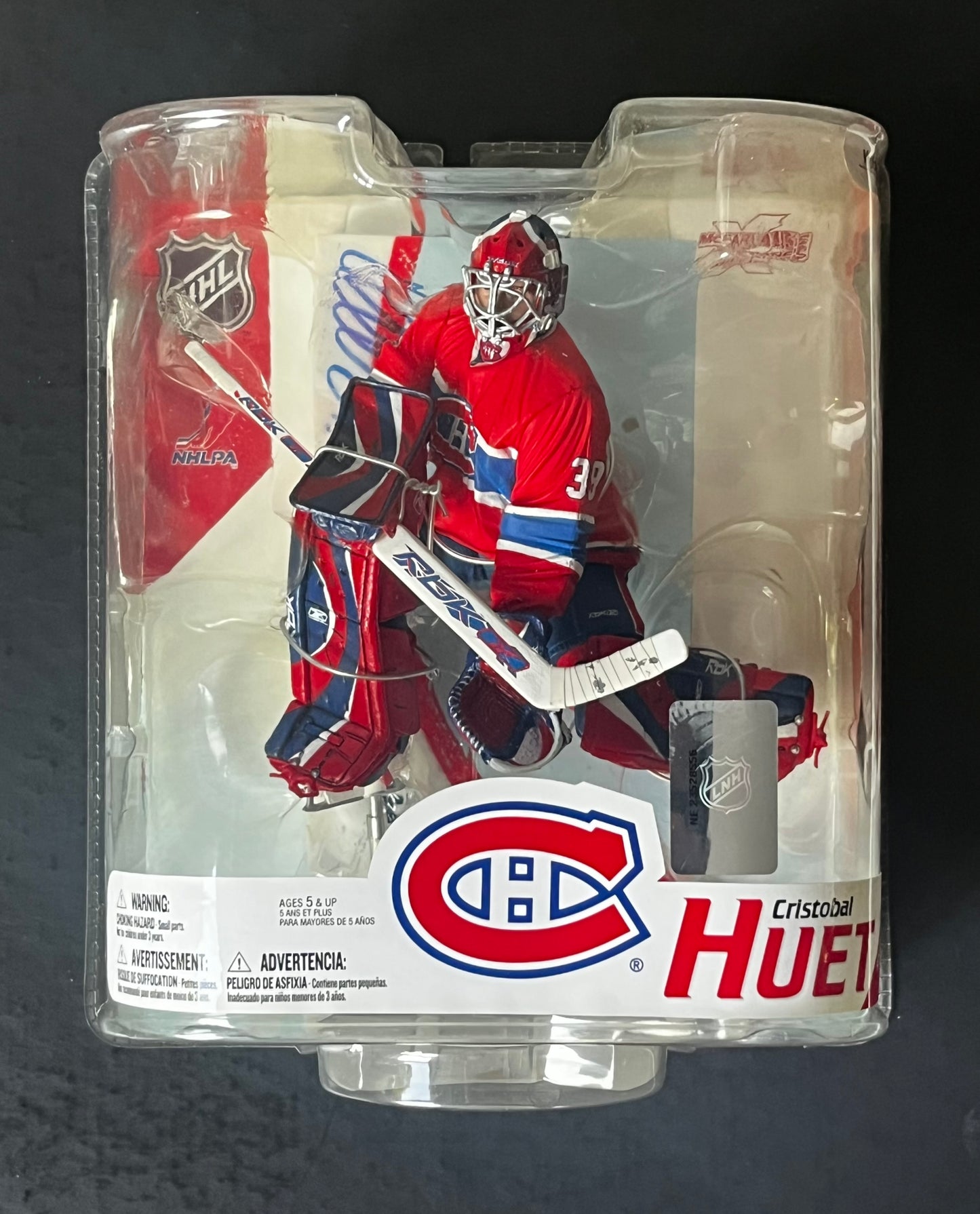 Christobal Huet Autographed McFarlane Figure