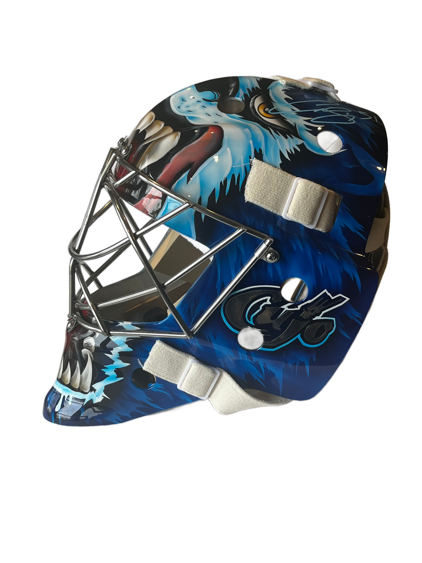 Curtis Joseph "Cujo" Autographed Mad Dog Toronto Classic Goalie Mask