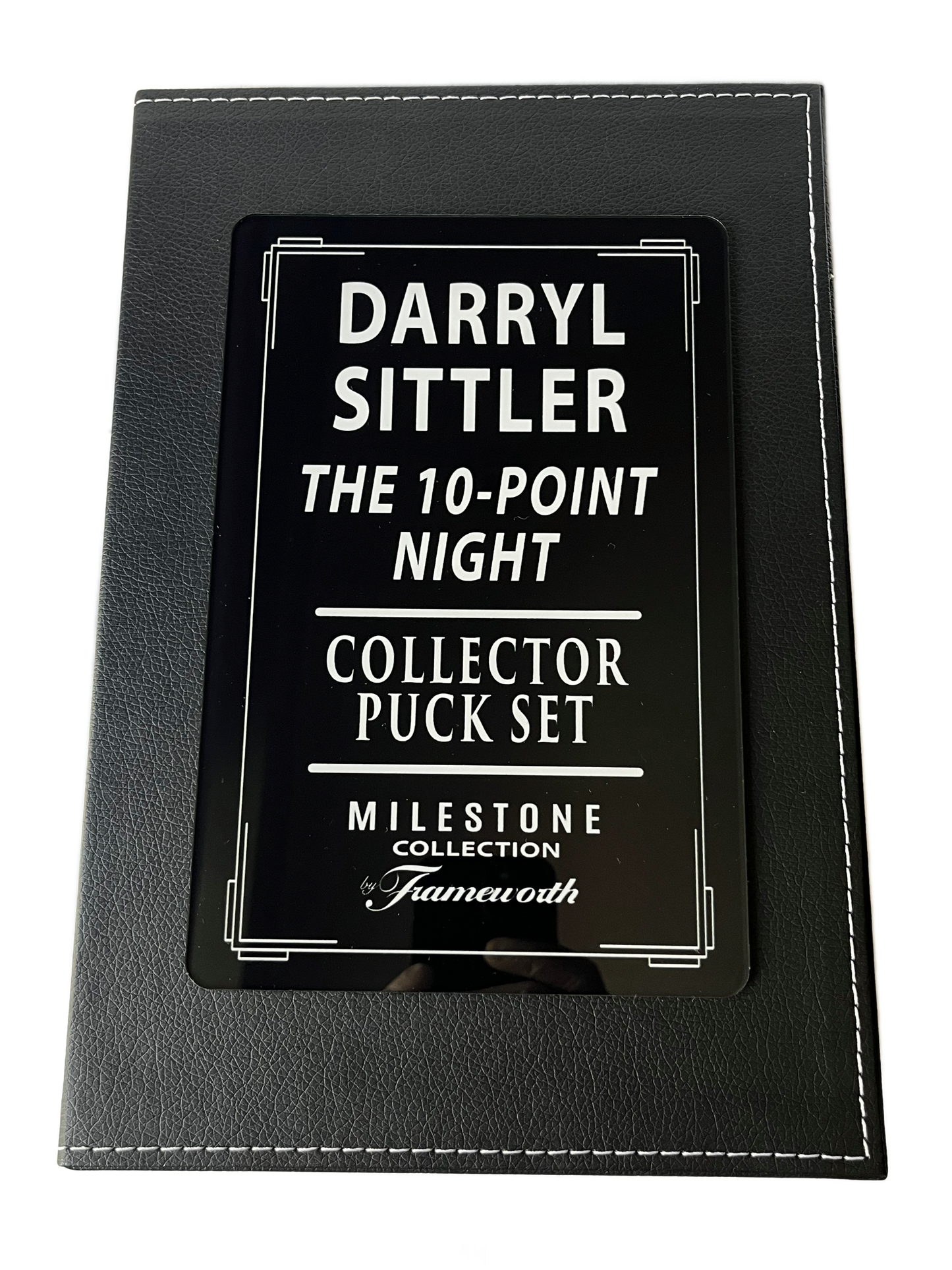 Darryl Sittler Toronto Maple Leafs Autographed Puck In Deluxe Display Case