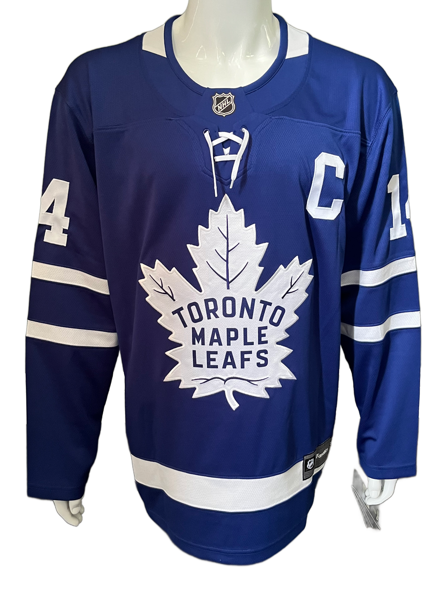 Dave Keon Autographed Toronto Maple Leafs Fanatics Jersey