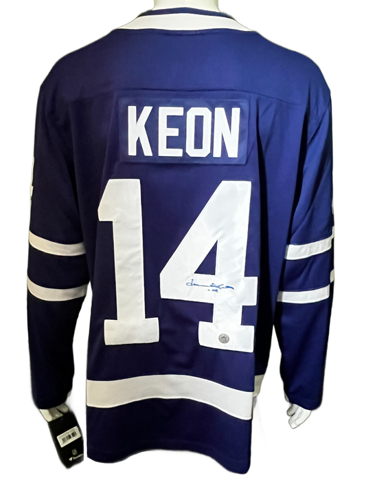 Dave Keon Autographed Toronto Maple Leafs Fanatics Jersey