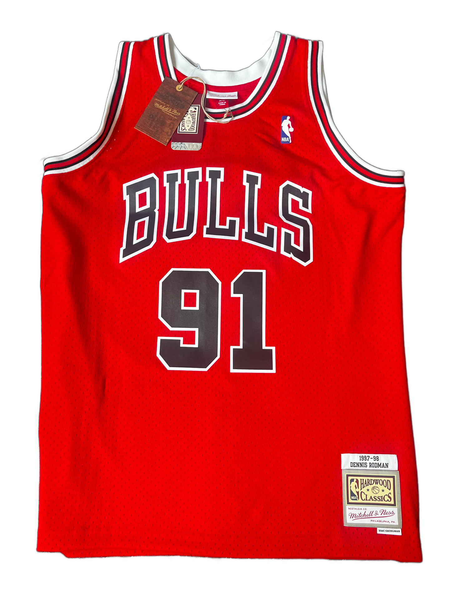Dennis Rodman Autographed Chicago Bulls Mitchell & Ness Jersey