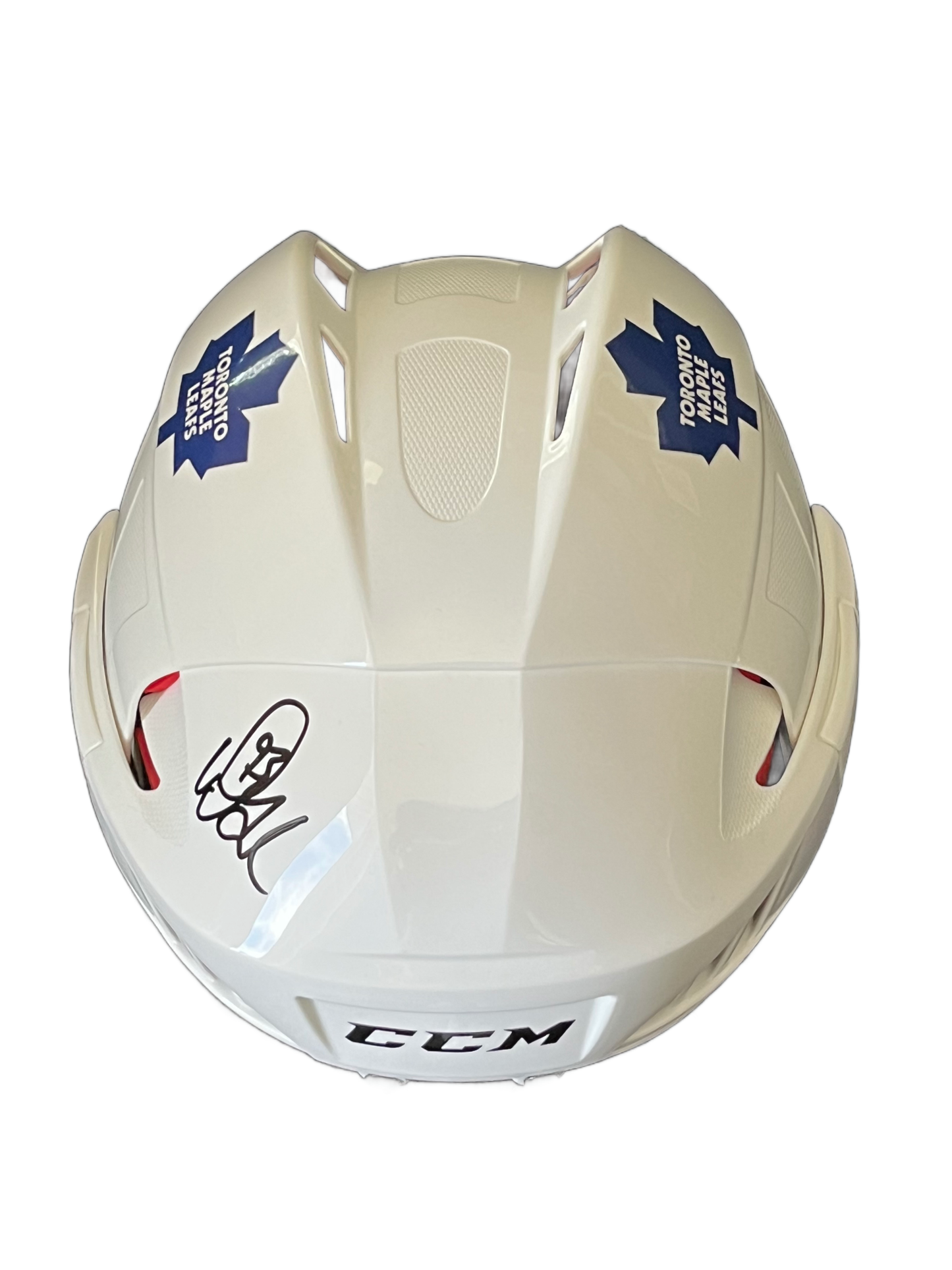Doug Gilmour Autographed Toronto Maple Leafs White CCM Helmet