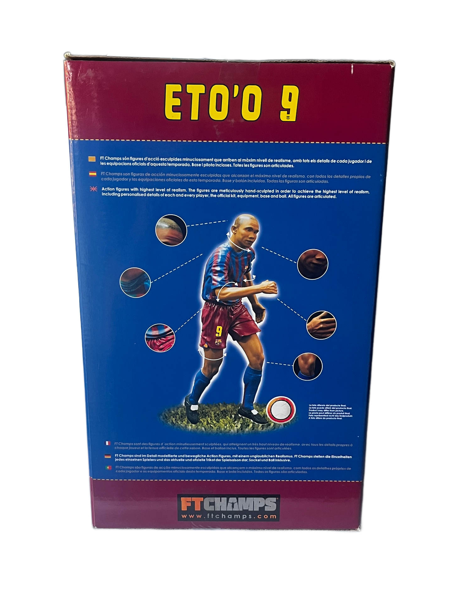 FT Champs Samuel Eto'o 9 FC Barcelona 12" Action Figure