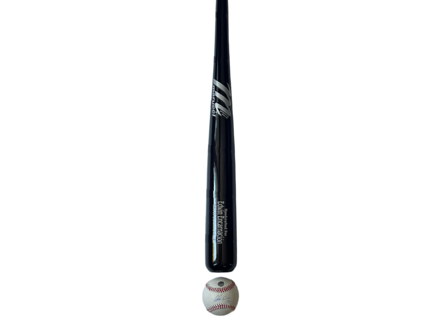 Toronto Blue Jays Edwin Encarnacion Baseball Bat And Autographed Baseball
