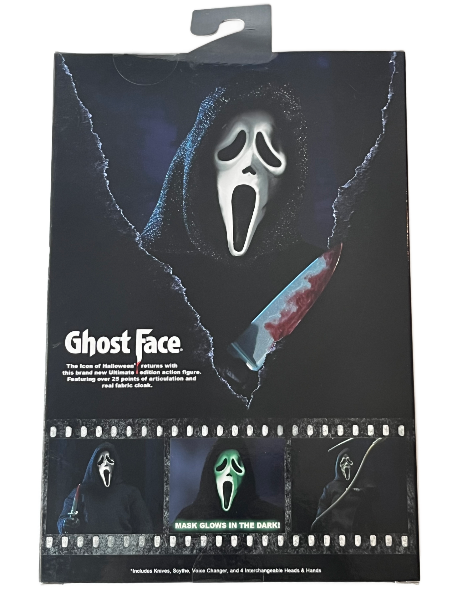 Neve Campbell, Matthew Lillard & Skeet Ulrich Signed Scream Ghost Face Action Figure