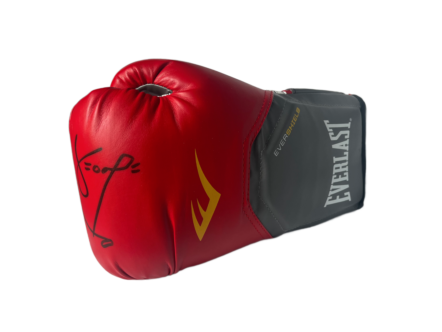 George Chuvalo Autographed Red Everlast Boxing Glove