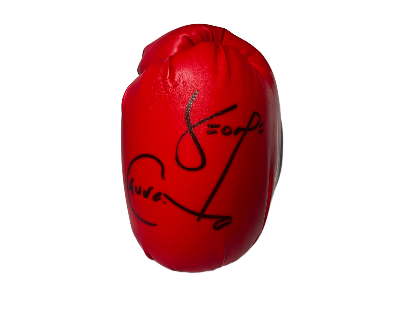 George Chuvalo Autographed Red Everlast Boxing Glove