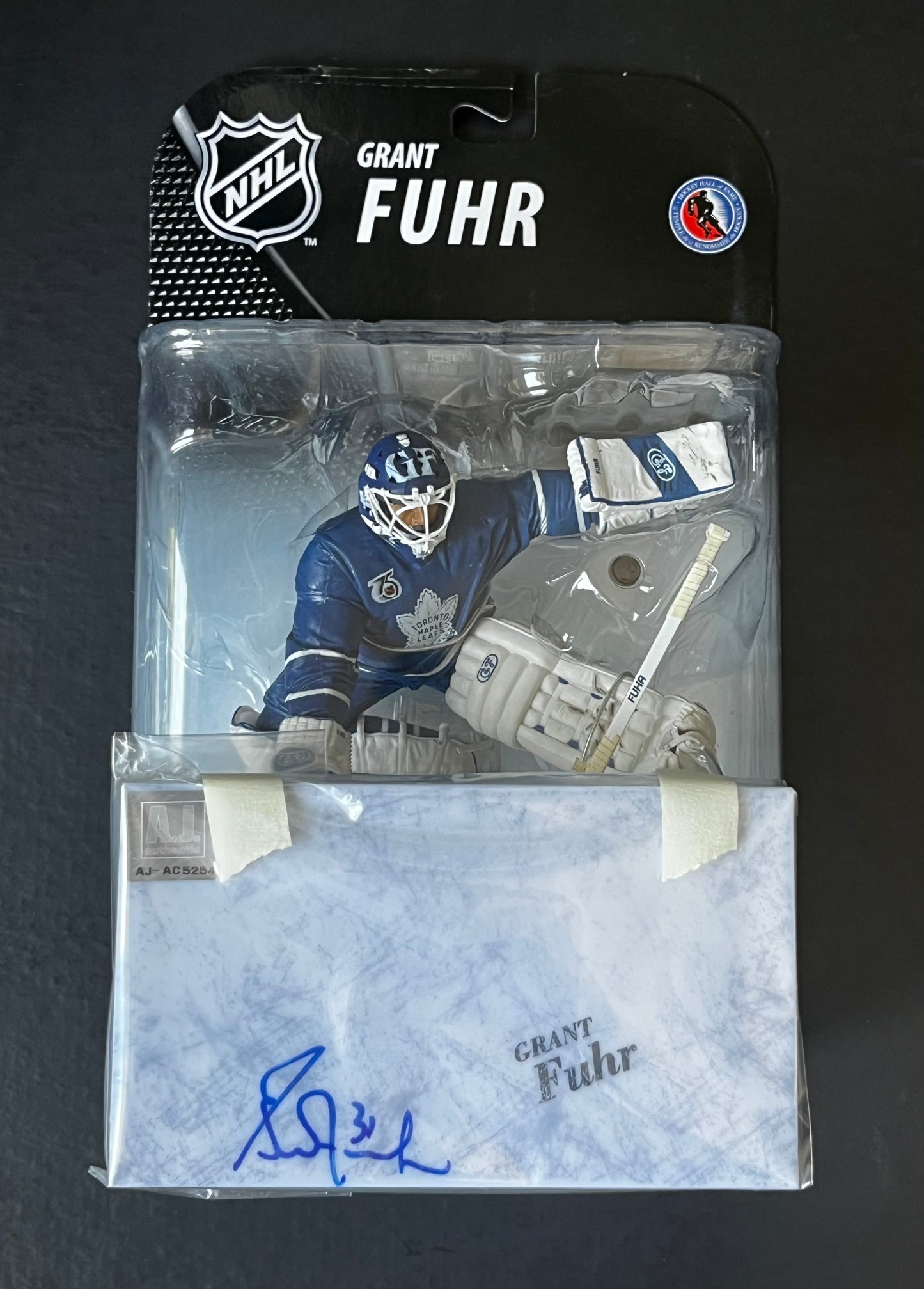 Grant Fuhr Autographed McFarlane Figure