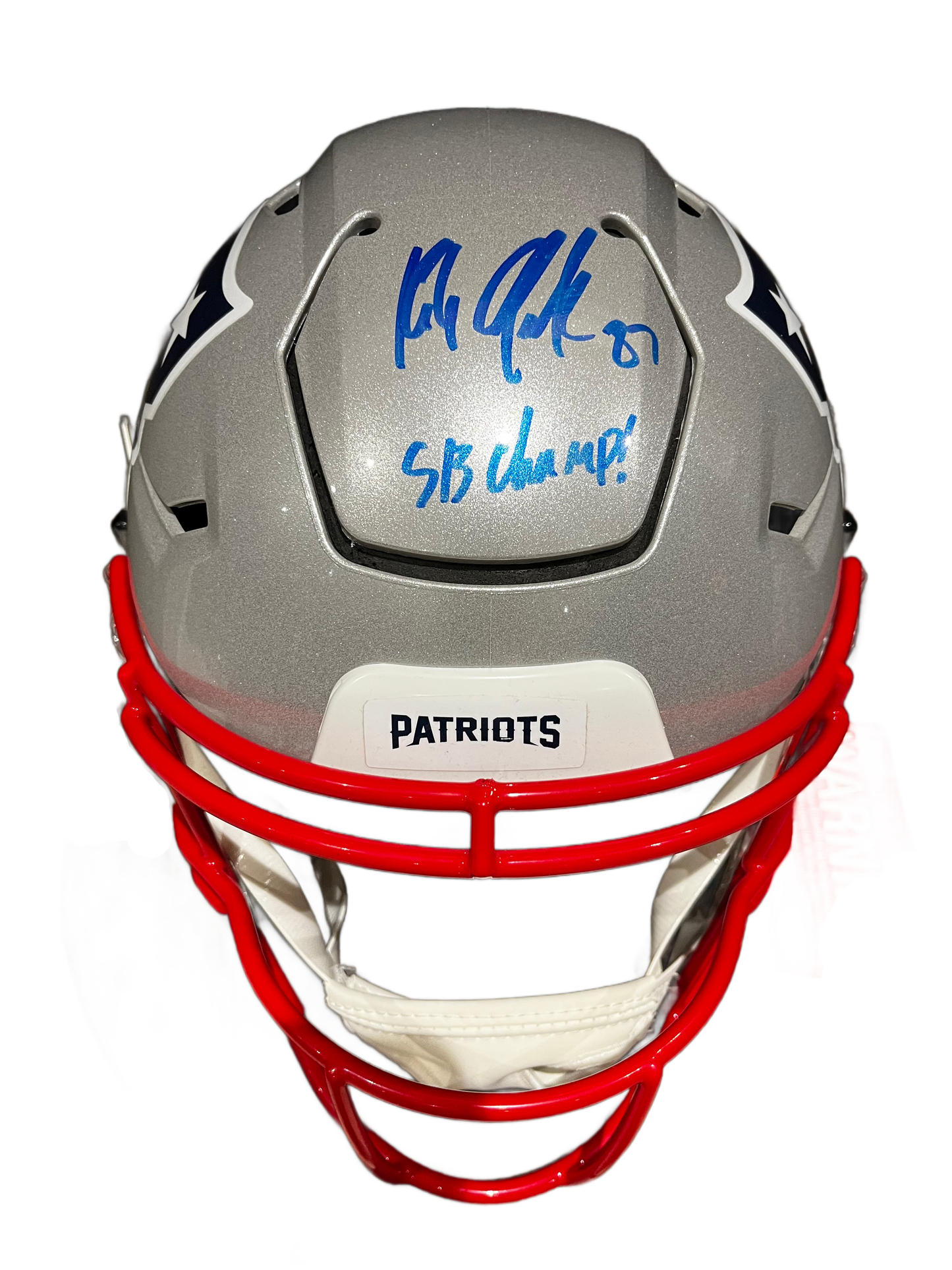 Rob Gronkowski Autographed Authentic Flex Patriots Football Helmet