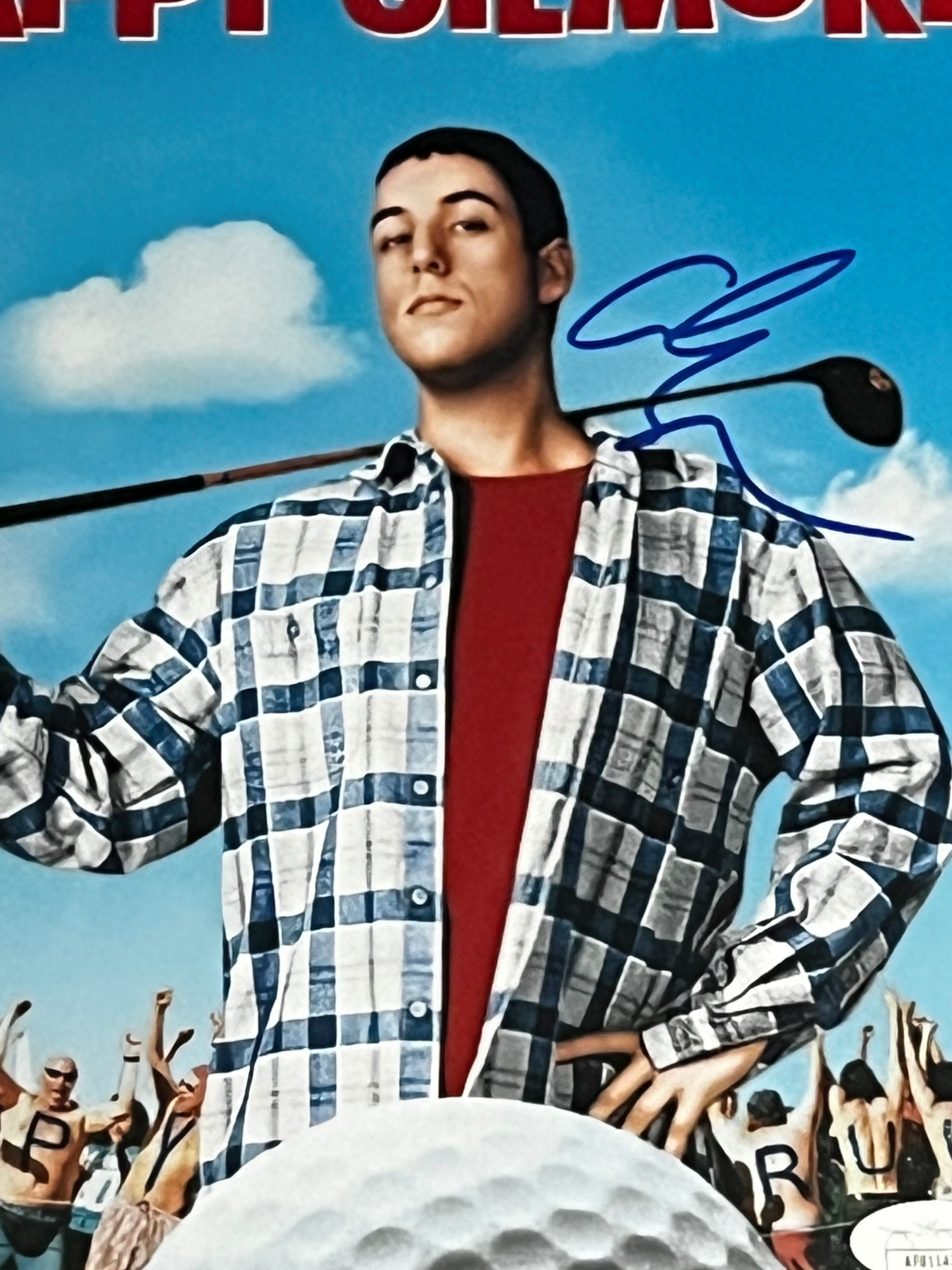 Adam Sandler Autographed Happy Gilmore Movie Framed 8x10 Photo