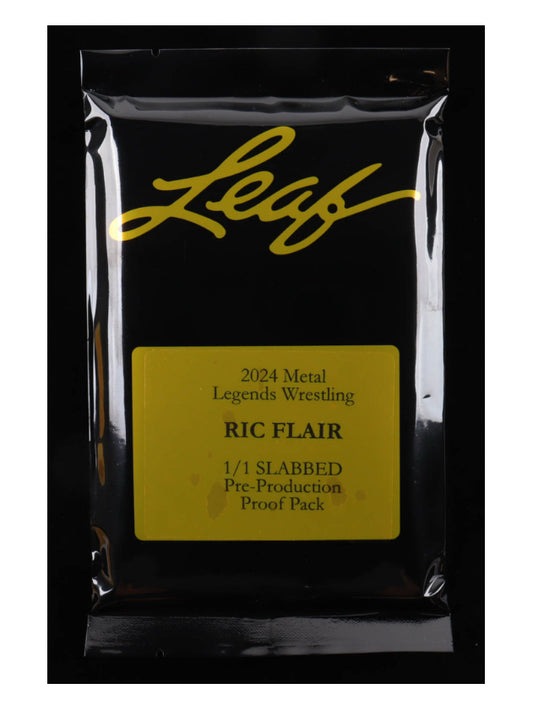 Ric Flair 2024 Leaf Metal Legends Wrestling Slabbed #1/1 Pre-Production Proof Mystery Pack
