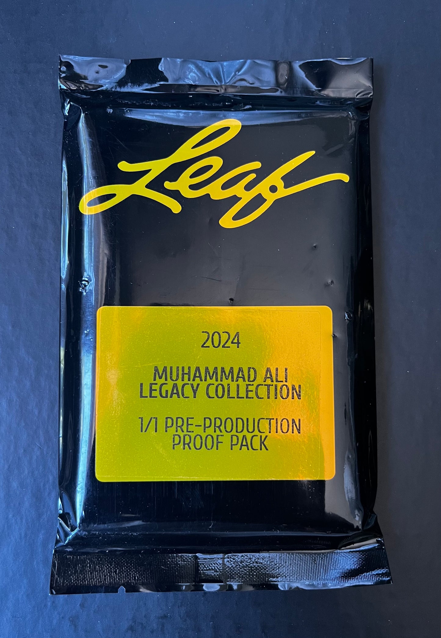 Muhammad Ali 2024 Leaf Legacy Collection 1/1 Pre-Production Proof Pack