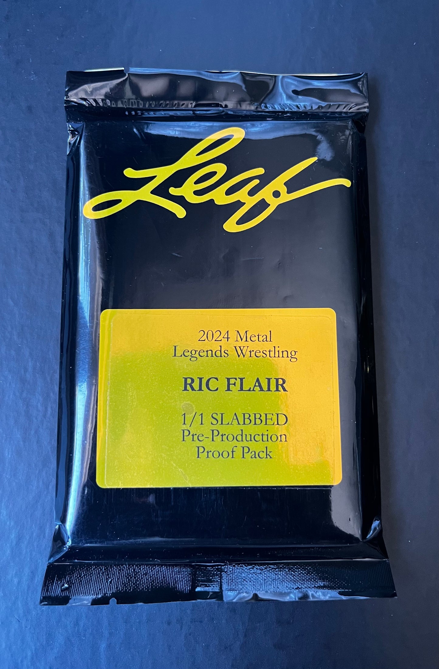 Ric Flair 2024 Leaf Metal Legends Wrestling Slabbed #1/1 Pre-Production Proof Mystery Pack