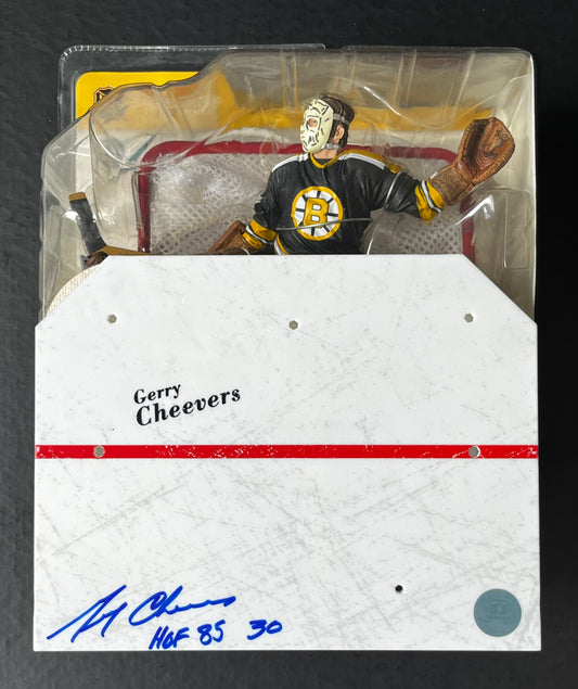 Gerry Cheevers Autographed McFarlane Figure