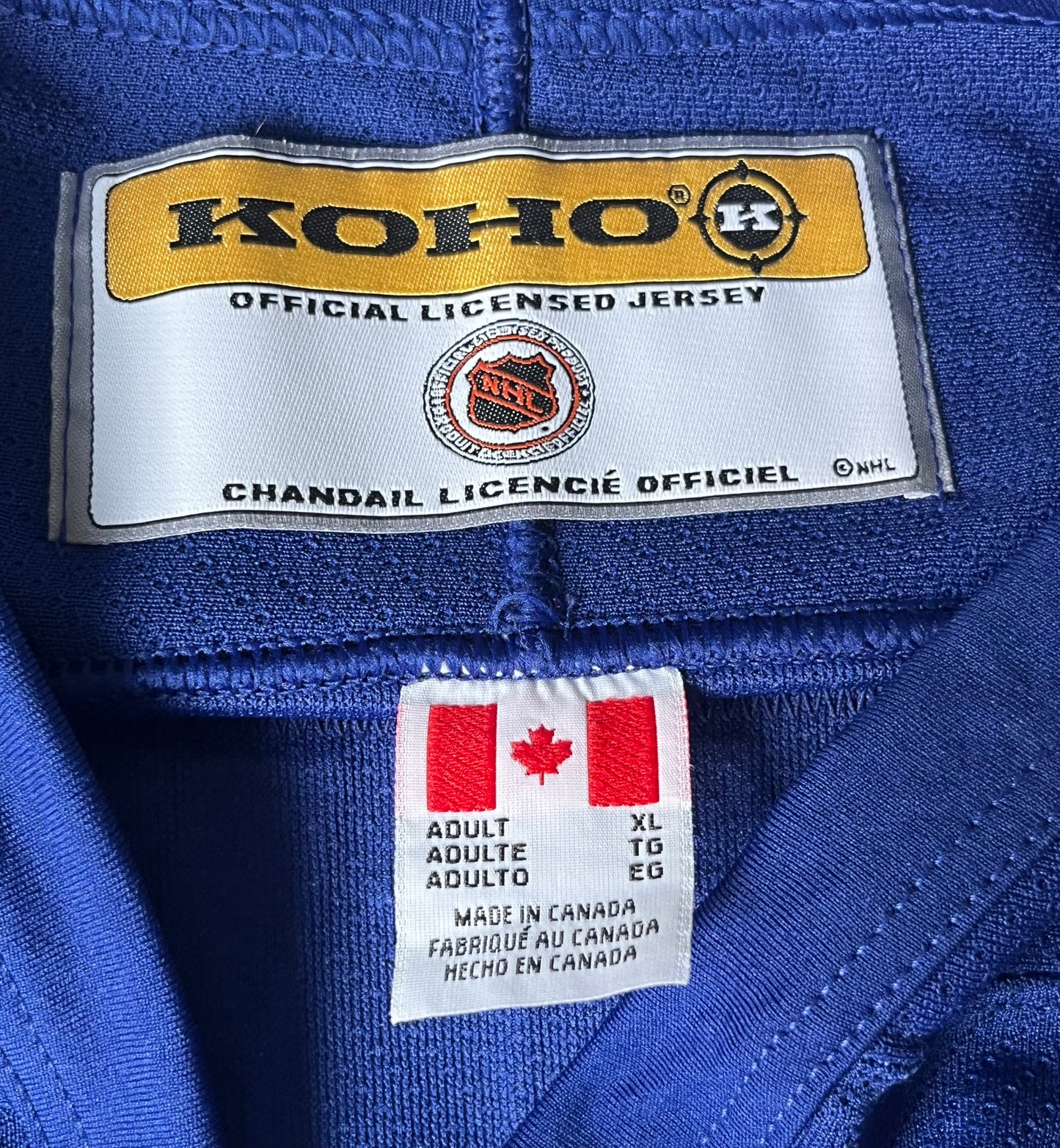 Toronto Maple Leafs Felix Potvin Signed Rare Koho Hockey Jersey