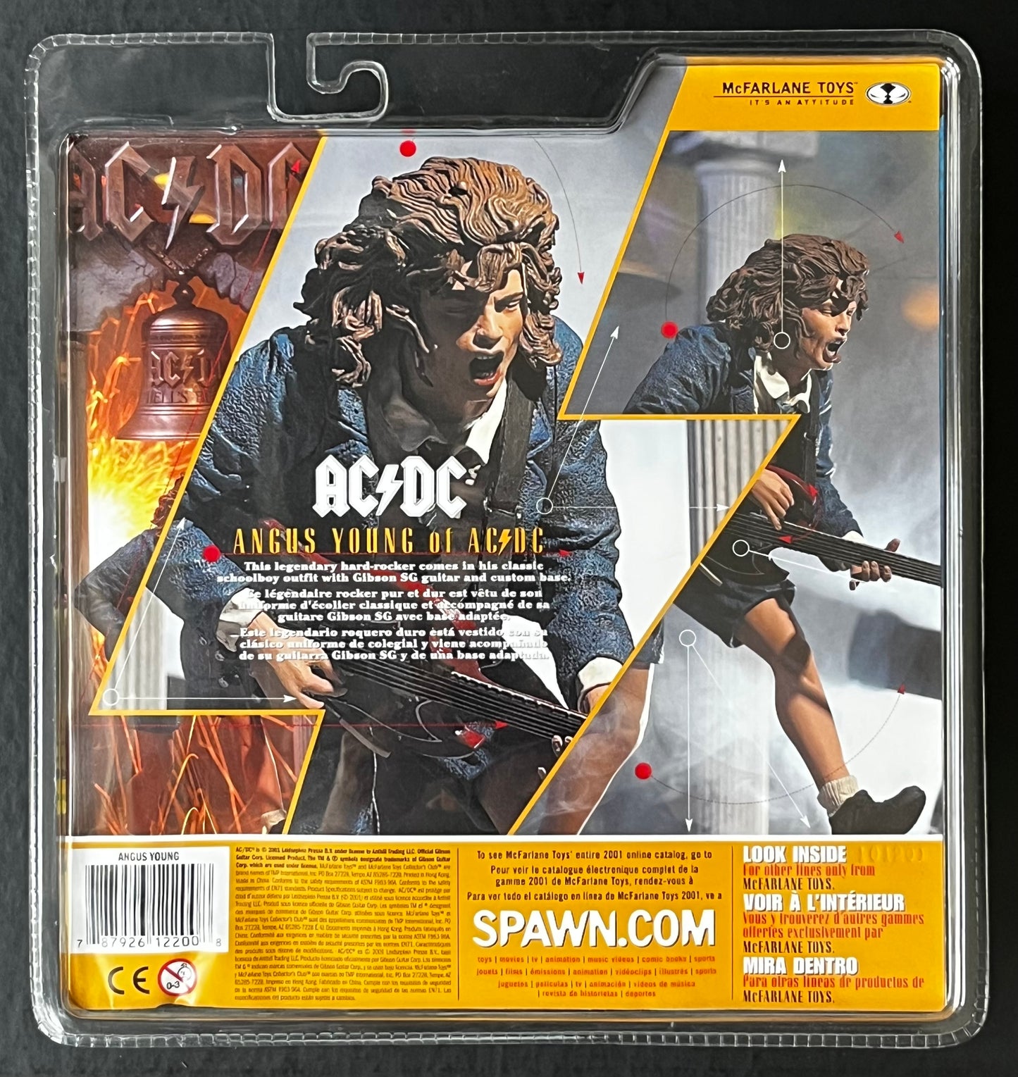 ACDC Angus Young Mcfarlane Toys 2001 Action Figure