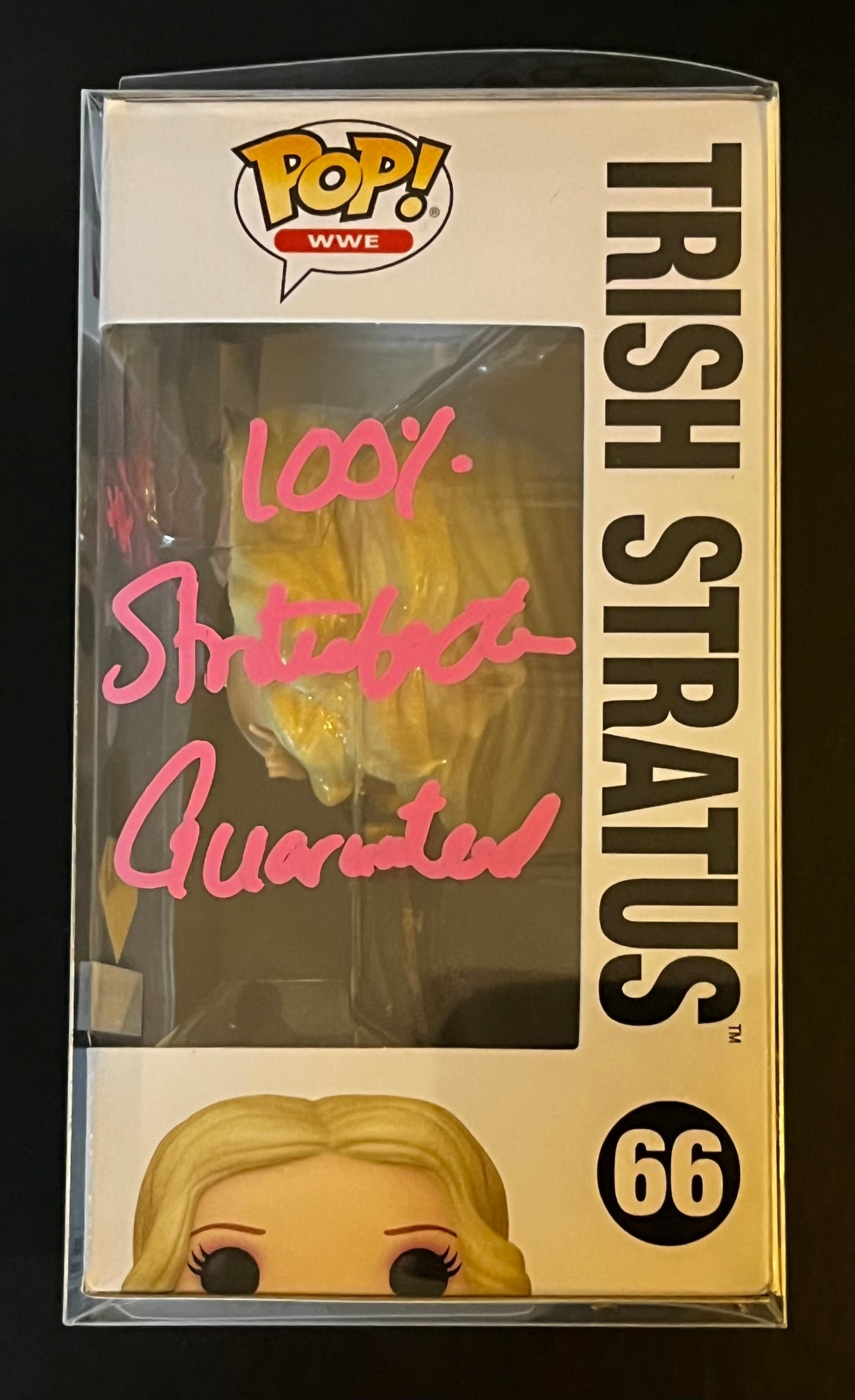 Trish Stratus Signed Funko Pop Figure With Inscription Diamond Collection