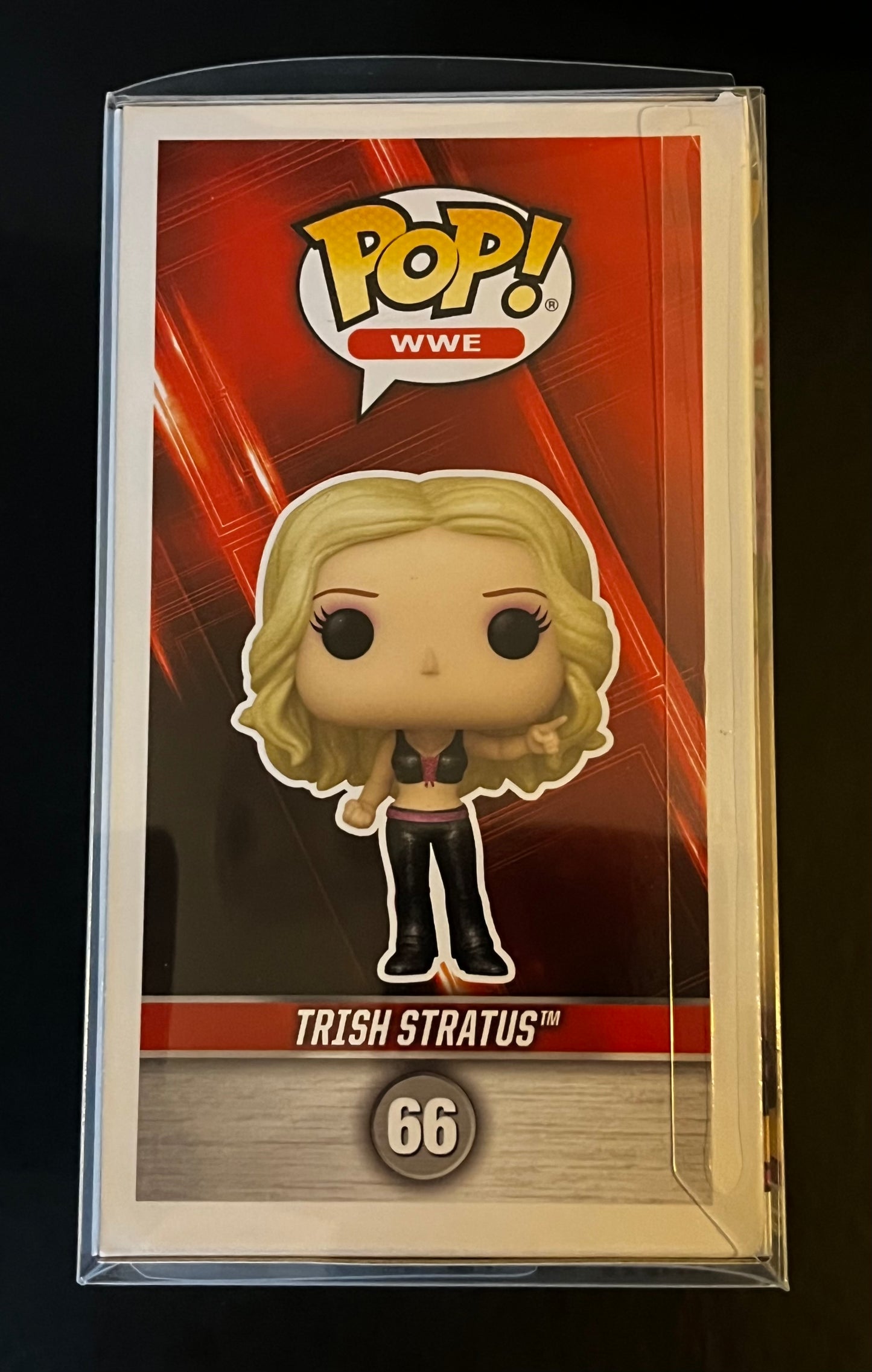 Trish Stratus Signed Funko Pop Figure With Inscription Diamond Collection