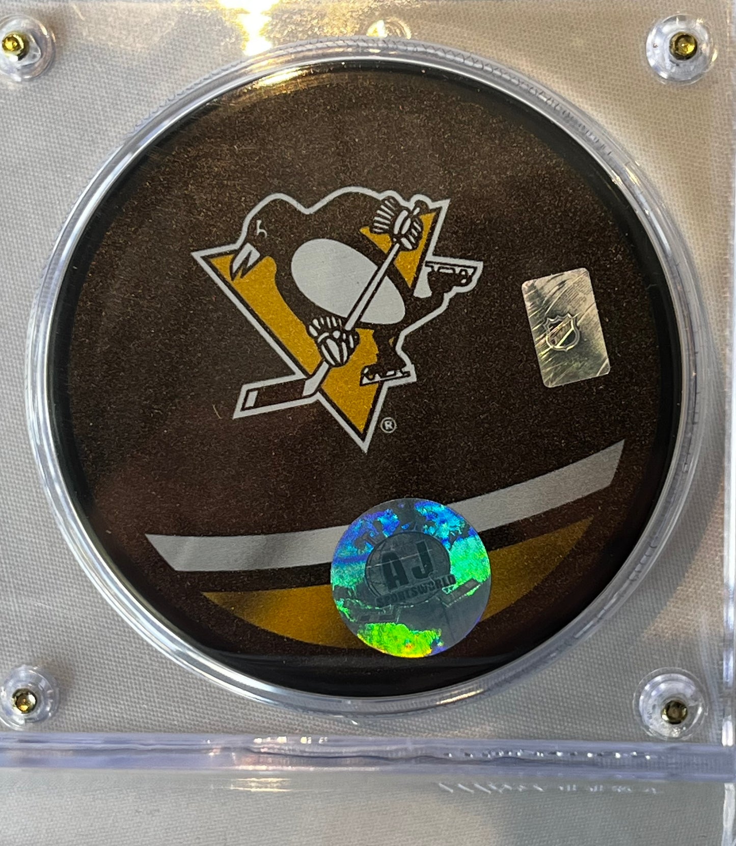 Tristan Jarry Signed Reverse Retro Puck And Signed Card