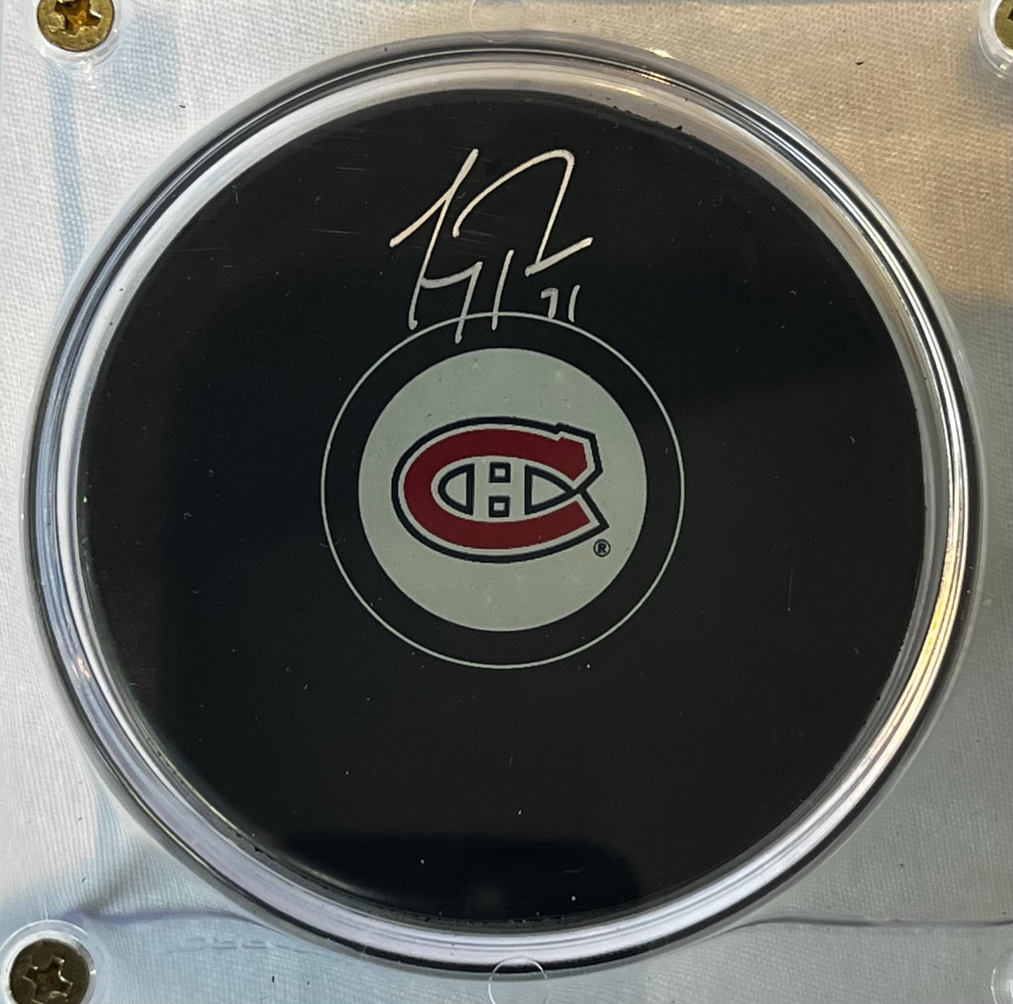 Carey Price Autographed Montreal Canadians Puck
