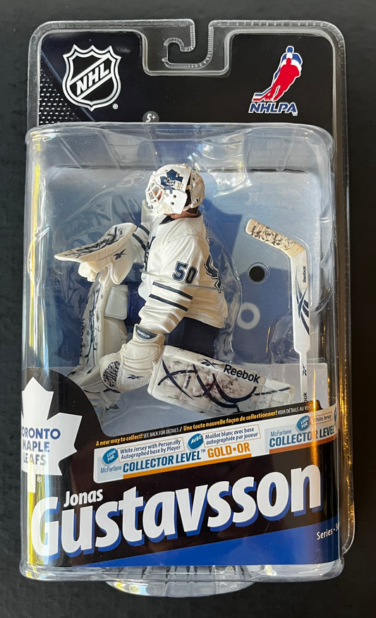 Jonas Gustavsson McFarlane NHL Series 24 Action Figure Signed /400
