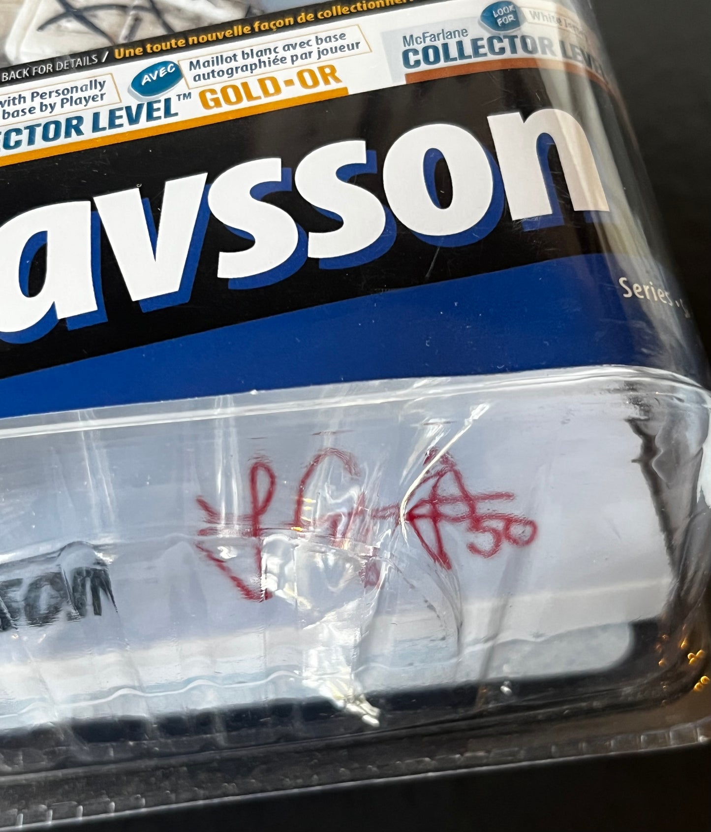 Jonas Gustavsson McFarlane NHL Series 24 Action Figure Signed /400