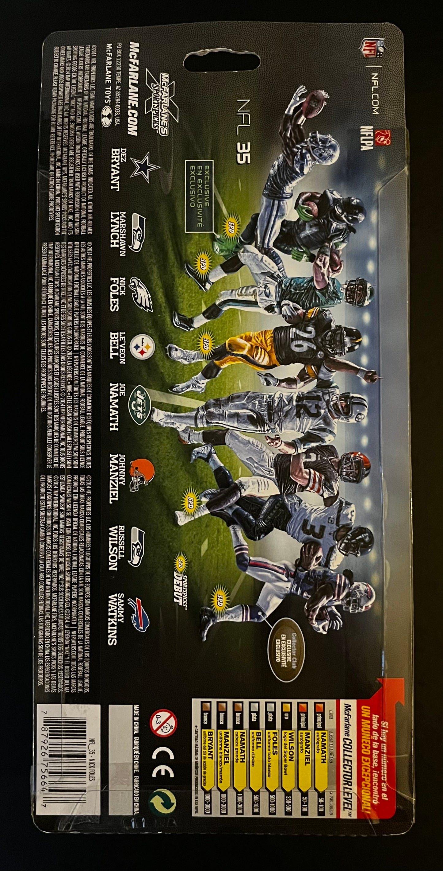 Nick Foles Mcfarlane Figures NFL Series 35