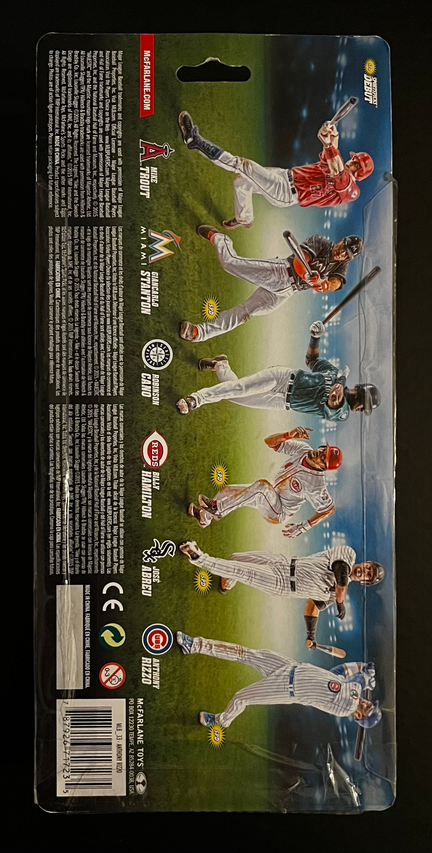 Anthony Rizzo Mcfarlane Figure MLB Series 33