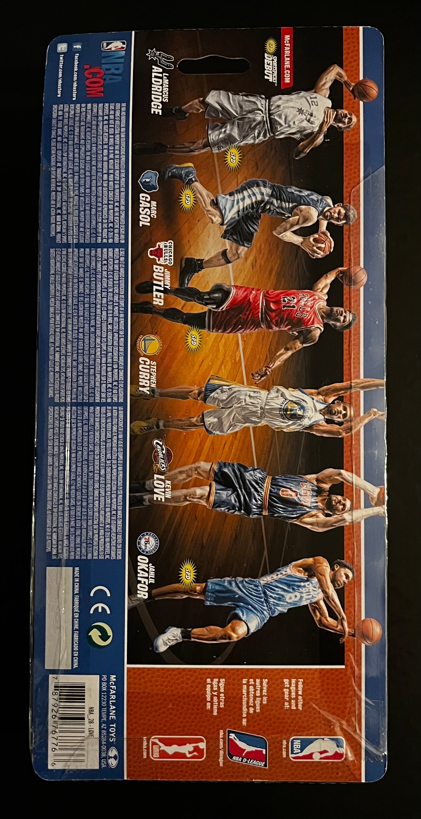 Kevin Love Mcfarlane Figure NBA Series 28 Collector Level #/1000