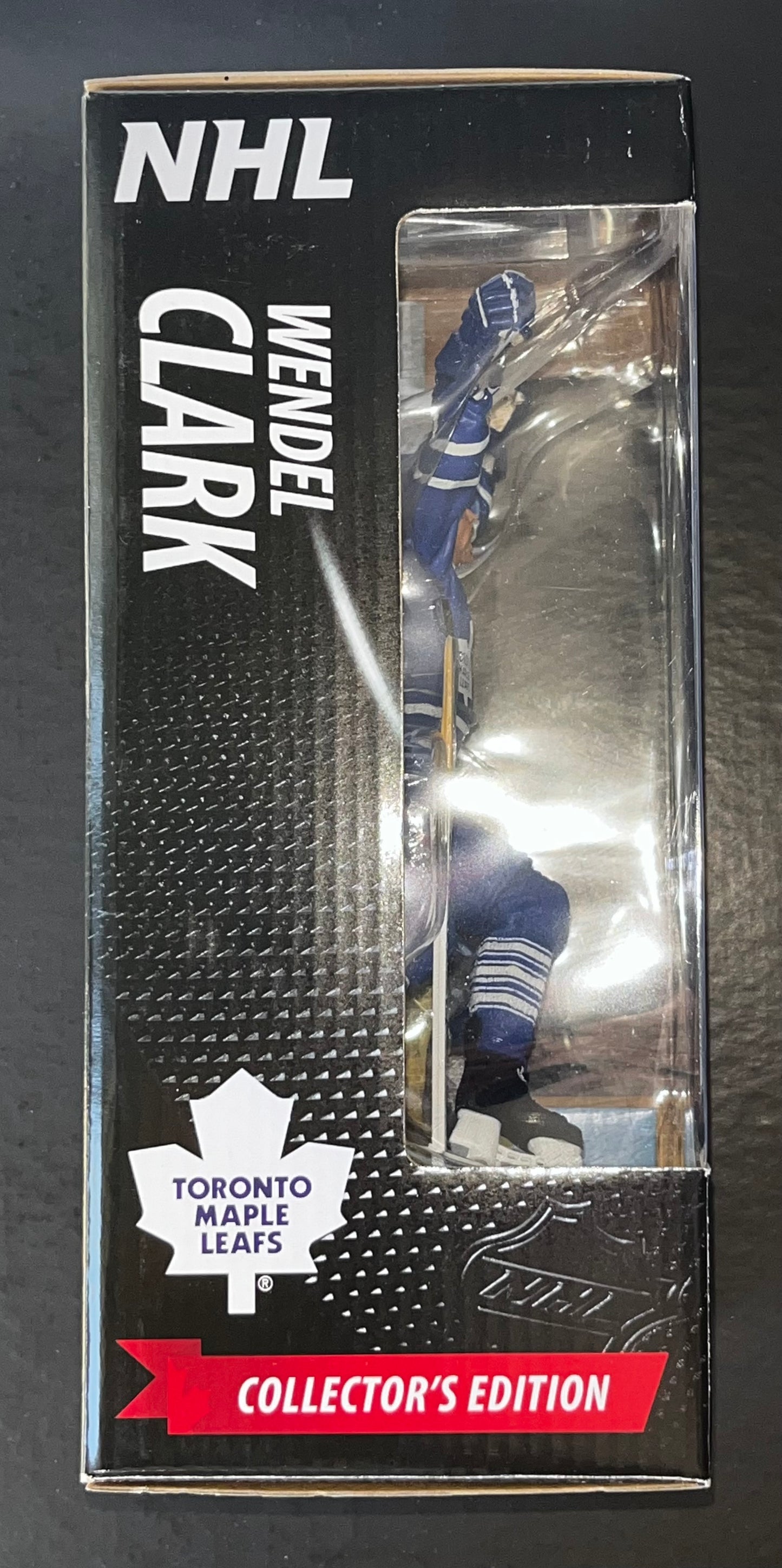 TML Legend Wendel Clark Signed Mcfarlane CT Series 1 Figure