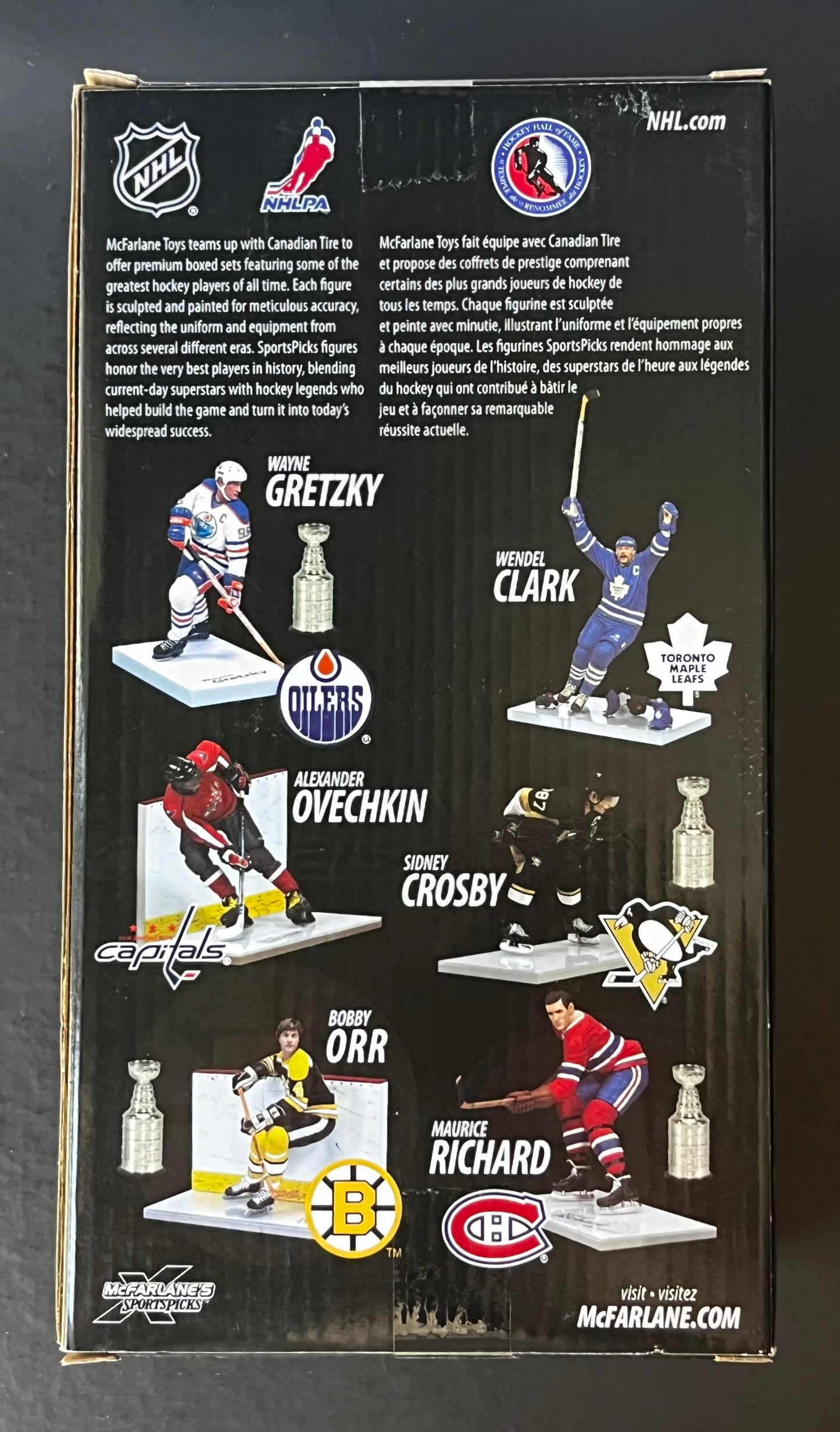 TML Legend Wendel Clark Signed Mcfarlane CT Series 1 Figure
