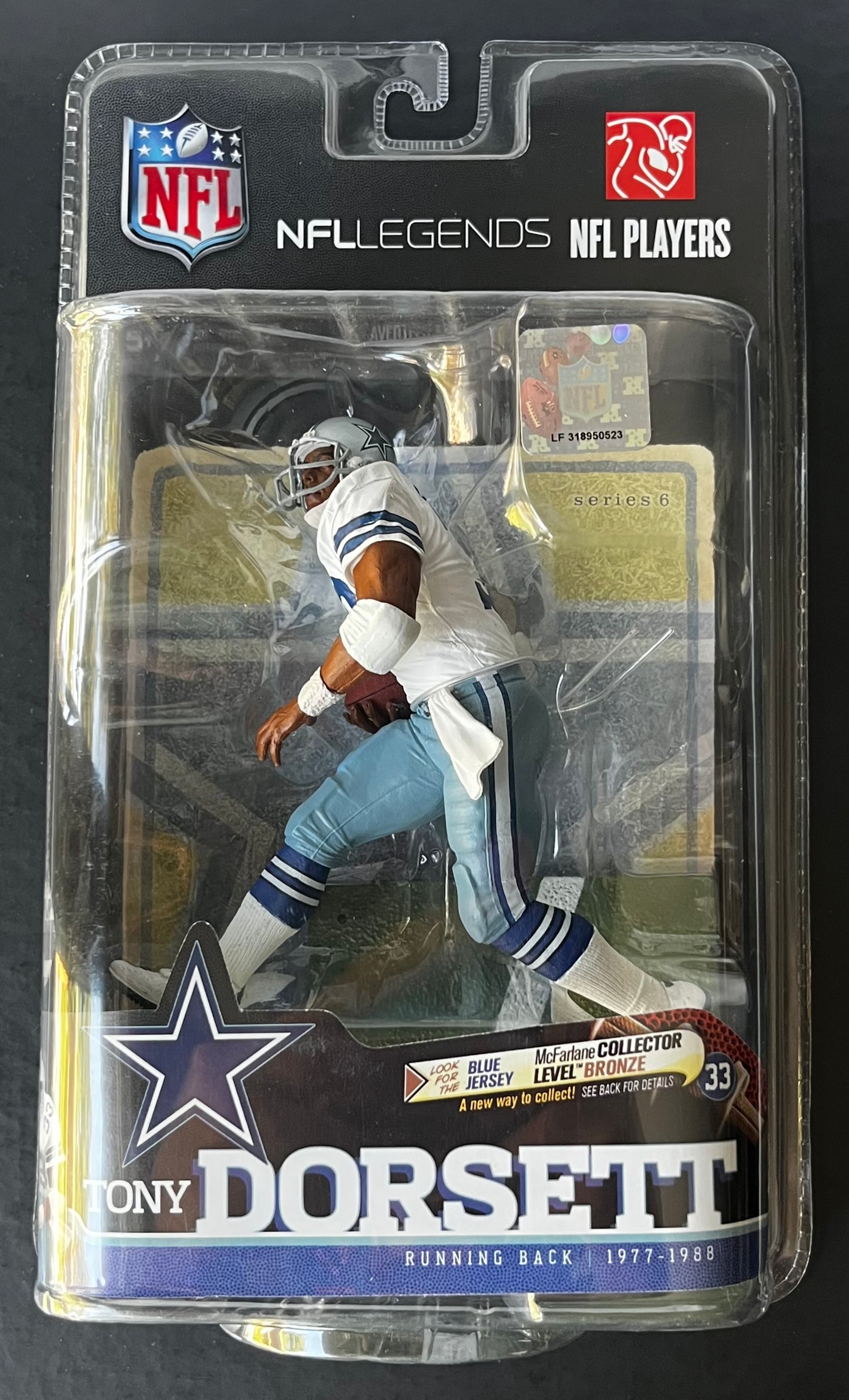 Tony Dorsett Mcfarlane Figure NFL Legends Series 6