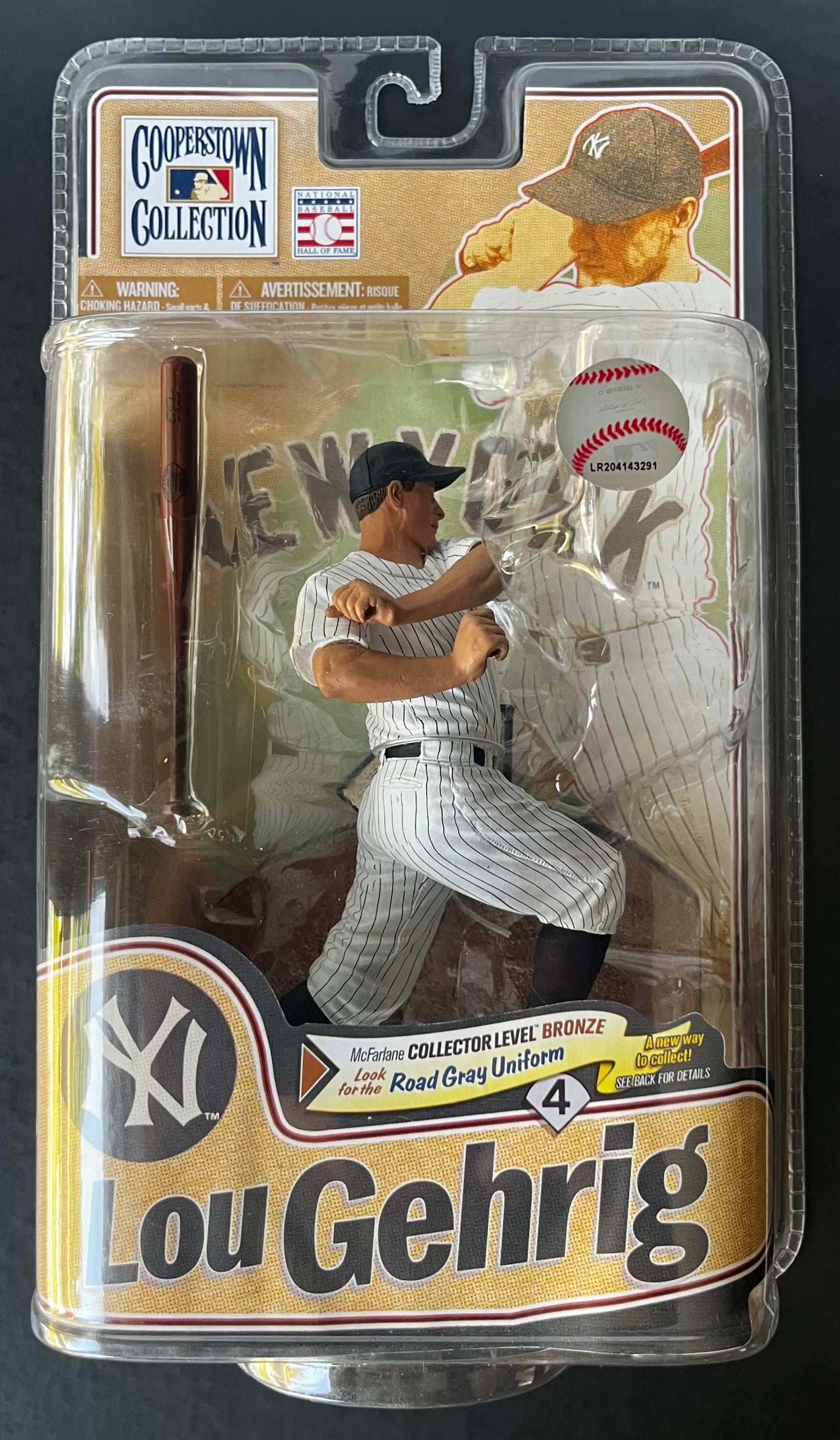 Lou Gehrig Mcfarlane Figure MLB Cooperstown Series 8