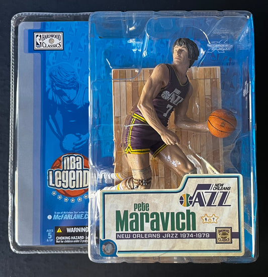 Pete Maravich Mcfarlane Figure NBA Legends