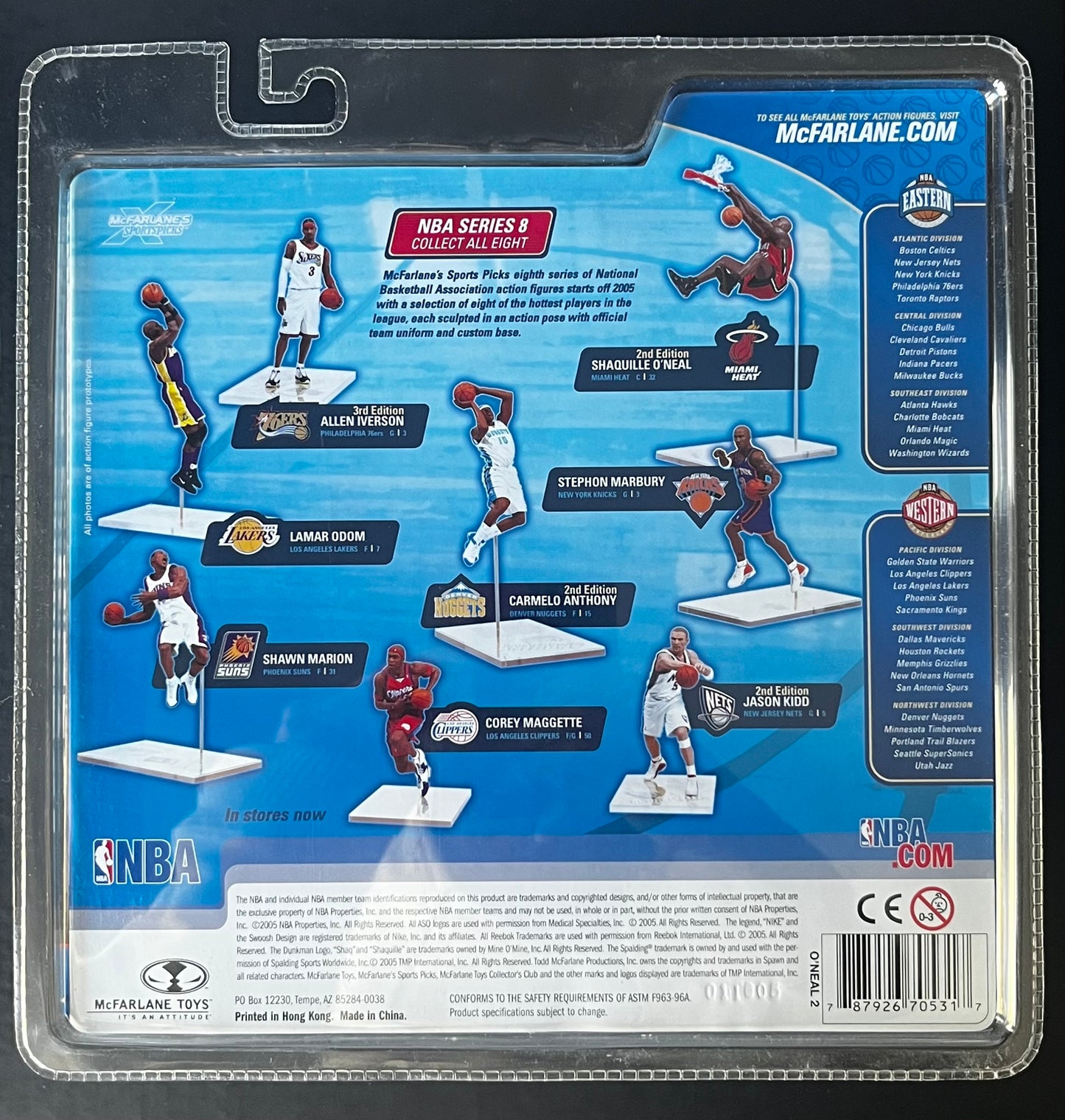 Shaquille O'neal Mcfarlane Figure NBA Series 8