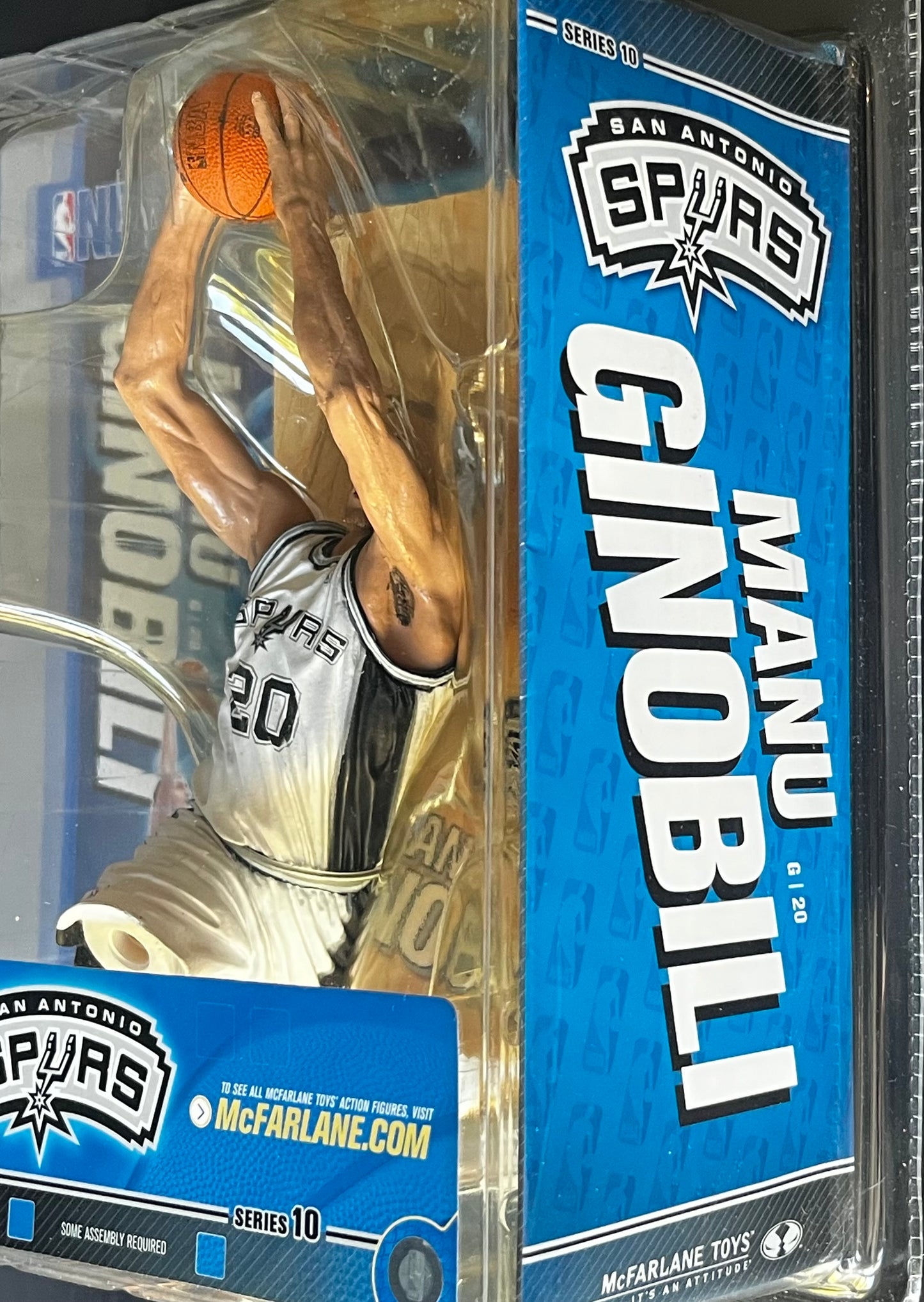 Manu Ginobili McFarlane Figure NBA Series 10