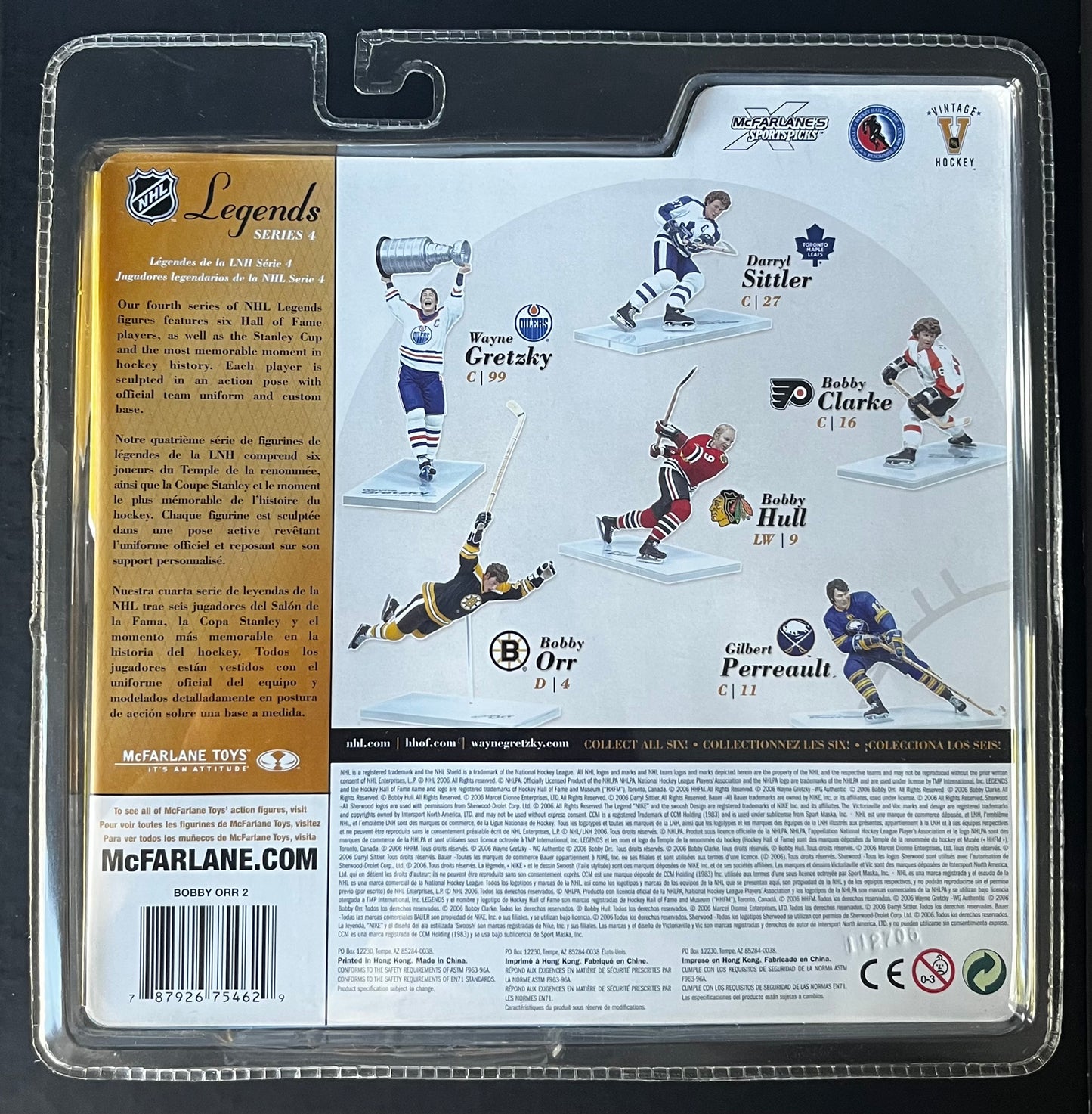 Bobby Orr Mcfarlane Figure NHL Legends Series 4