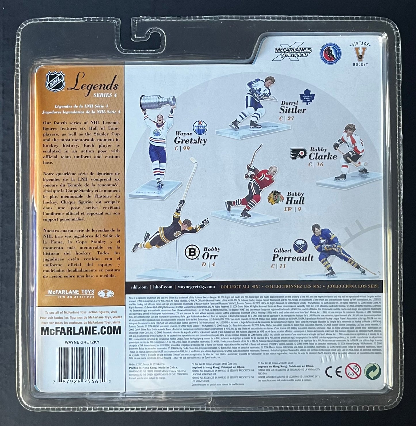 Wayne Gretzky Mcfarlane Figure NHL Legends Series 4