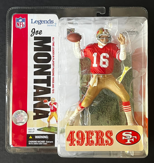 Joe Montana Mcfarlane Figure NFL Legends Series 2