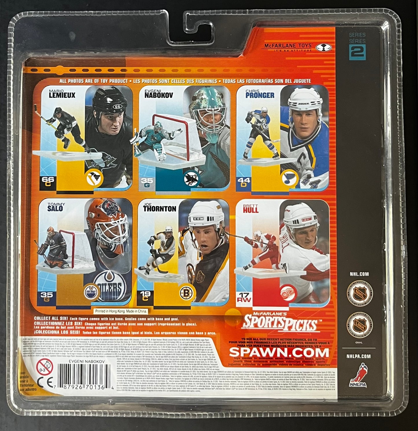 Evgeni Nabokov Mcfarlane Figure NHL Series 2