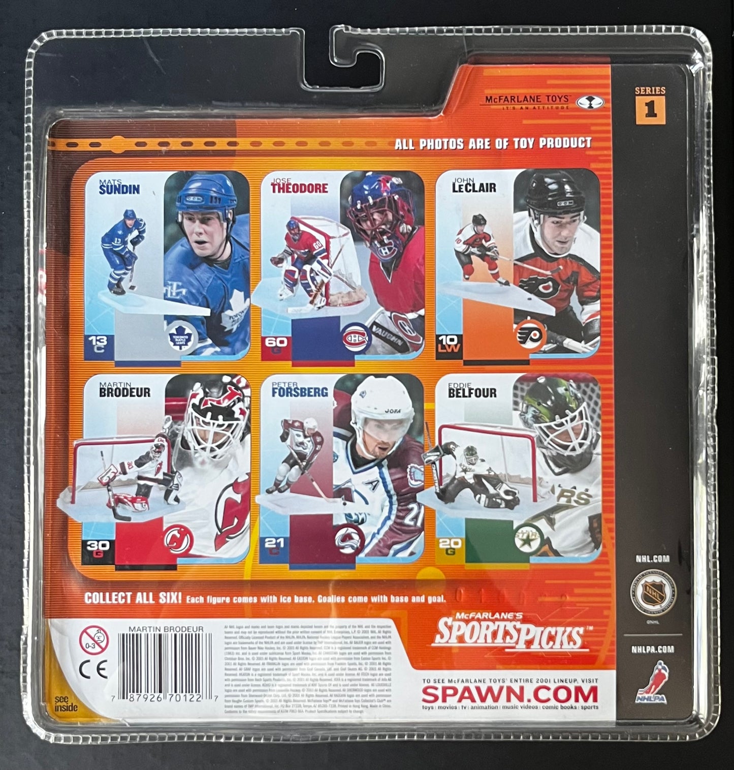Martin Brodeur Mcfarlane NHL Series 1