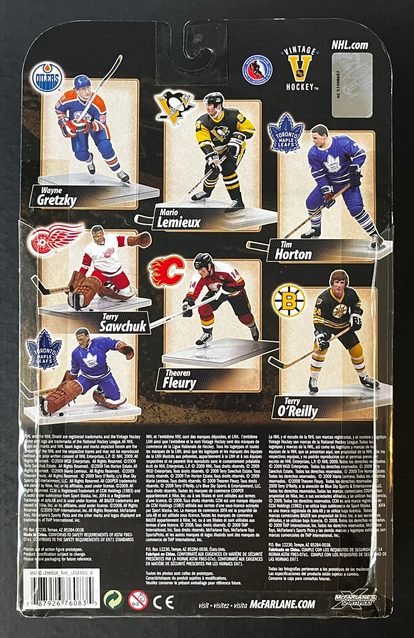 Mario Lemieux Mcfarlane Figure NHL Legends Series 8