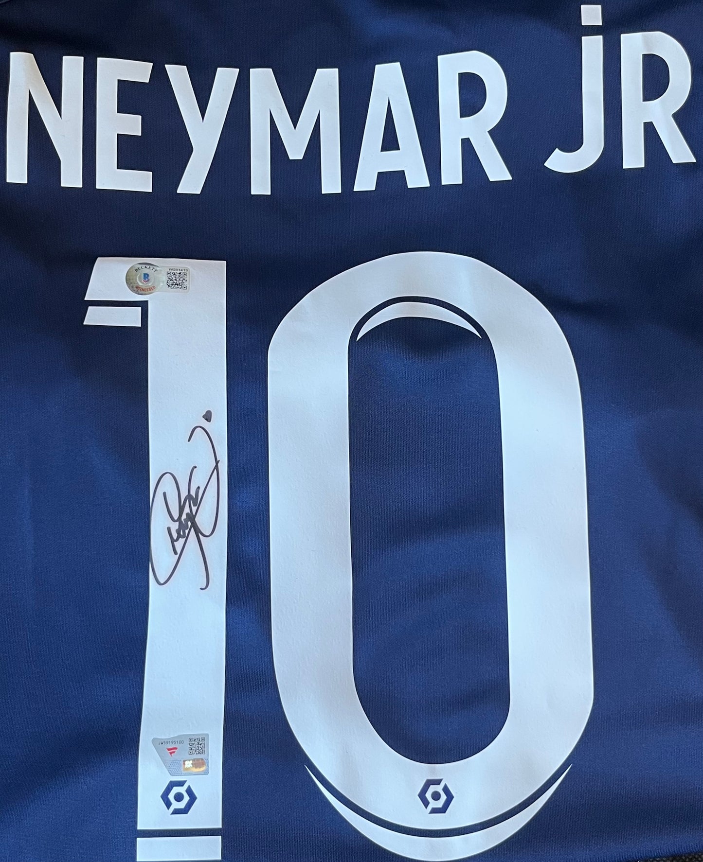Neymar Jr. Paris Saint-Germain Fanatics Authentic Signed Nike 2022-23 Jersey