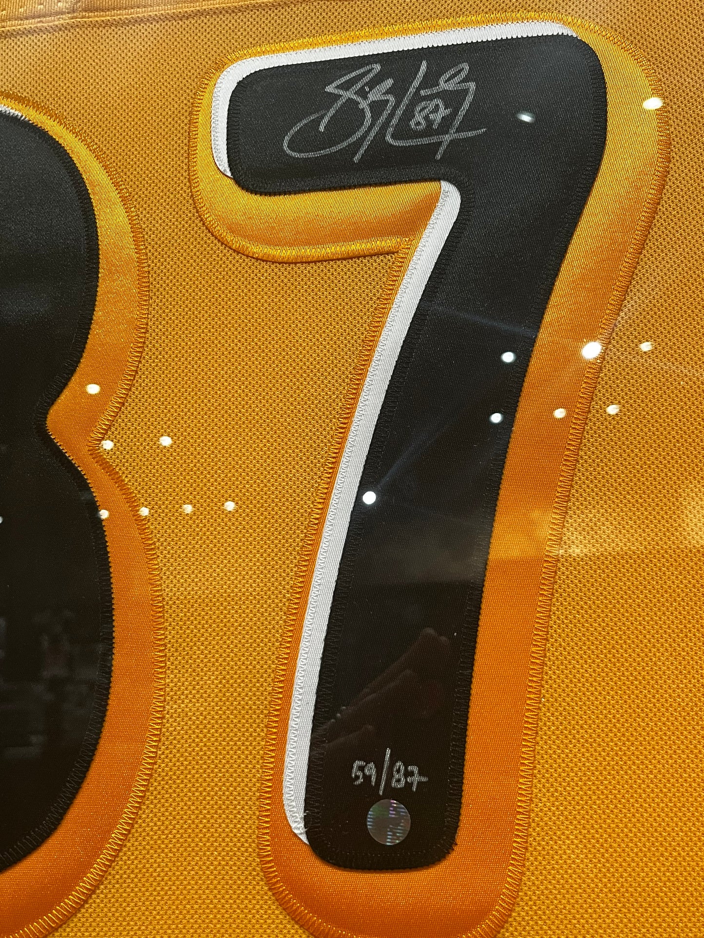 Sidney Crosby Signed Jersey Framed Yellow 2024 NHL All Star Adidas (Limited Edition of 87)